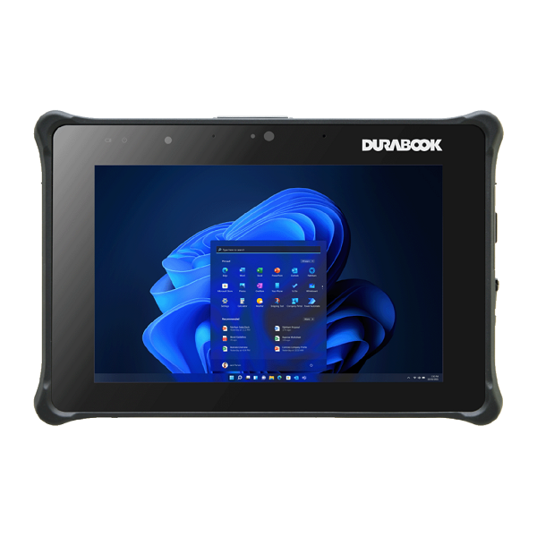 DURABOOK R8, Tablet Industrial 8″ Intel Core i5/i7 12th Gen, RAM 8GB, SSD 128GB, Wifi, BT, Windows 11 Pro, IP66, MIL-STD-810H