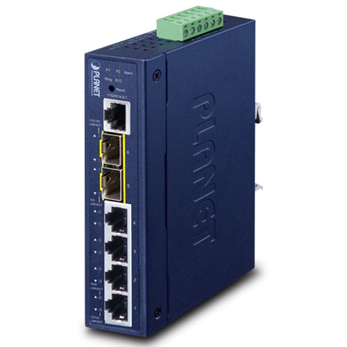 IGS-5225-4T2S L2+ Industrial 4-Port 10/100/1000T + 2-Port 1G/2.5G SFP Managed Ethernet Switch