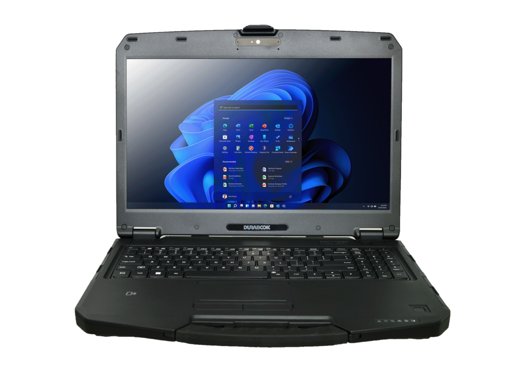 S15 Notebook Robusto de 15,6″ FHD, 1000nits, Win 11Pro, i5 ó i7, RAM hasta 32GB, desde 256GB SSD, Wifi6 + BT5.3, RS232, RJ45 IP5X