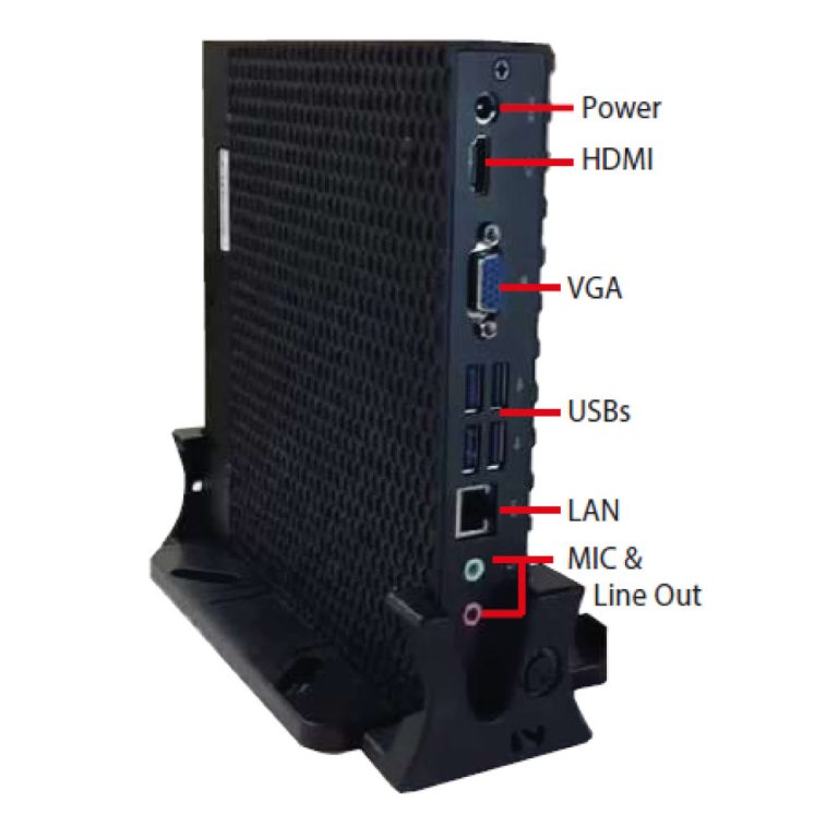 BOXMDP35X Mini Desktop PC Intel Core I35005U, 8GB, SSD 480GB, VGA