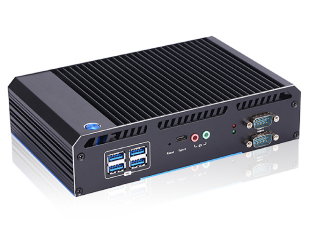 BOX-IND310 – PC Industrial fanless, Intel Core I3-10110U, RAM 16GB, SSD 512GB, 2*HDMI, DP, LAN, 4*USB 2.0, 4*USB 3.0, 4*RS232, WIFI, Windows 11 Pro
