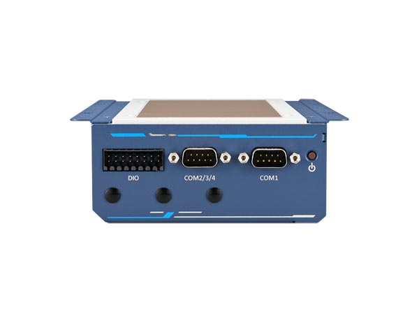 POC-700-FT Series – Intel® Alder Lake Ultra-Compact Embedded Computer with 4x PoE+, 4 USB 3.2, MezIO® Interface and flattop heatsink