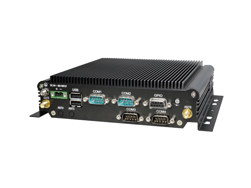 SBOX-2623-R2312 AMD Ryzen™ Embedded R2312 w/ 1x DVI-D / 2x HDMI® /2x GbE / 4x COM / DC 9-36V Embedded Computer