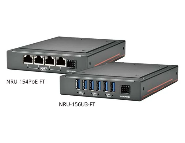 NRU-154PoE-FT/ NRU-156U3-FT NVIDIA® Jetson Orin™ NX Edge AI Computer with 4x 2.5GbE PoE+/ 6x USB 3.2 ports and Flattop Heatsink