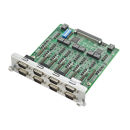 ECU-P1628D – 8-port Isolated RS-232/422/485 Ethernet Card
