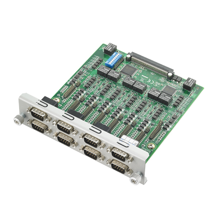 ECU-P1618D – 8-port Non-Isolated RS-232/422/485 Ethernet Card
