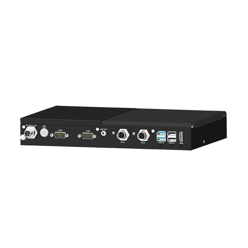 RBOX-1001-M12X –  Railway Computer EN 50155 Intel Atom® x7835RE with 24-110VDC Galvanic Isolation Power Input