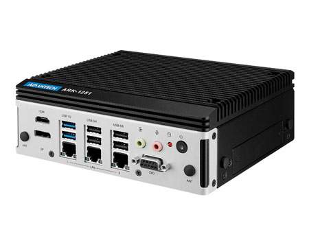 ADVANTECH ARK-1251 – Intel® Core Ultra U series processor with 3LAN, 4COM, HDMI, DP, GbE, GPIO, Remote Switch, 6USB