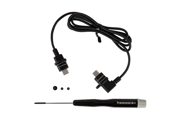 TRANSCEND – Kit Accesorios (TS-DBK3) – Destornillador/ Tornillos de Montaje/ Cable
