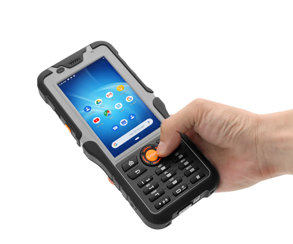 SOTEN HUGEROCK R50UB, Rugged Handheld 4.5″, MediaTek Helio P60 Octa-Core 2.0GHz, RAM 8GB, SSD 128GB, Honeywell EX30 long-distance 1D/2D (30m range), 4G, Wifi, BT, GPS, Android 13 GMS, IP66, MIL-STD-810G