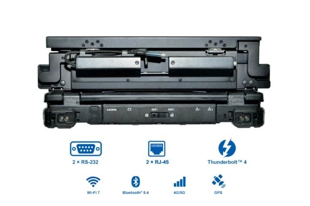 Notebook Z14I-DX3, Estación de trabajo robusta Durabook con triple pantalla Z14I-DX3