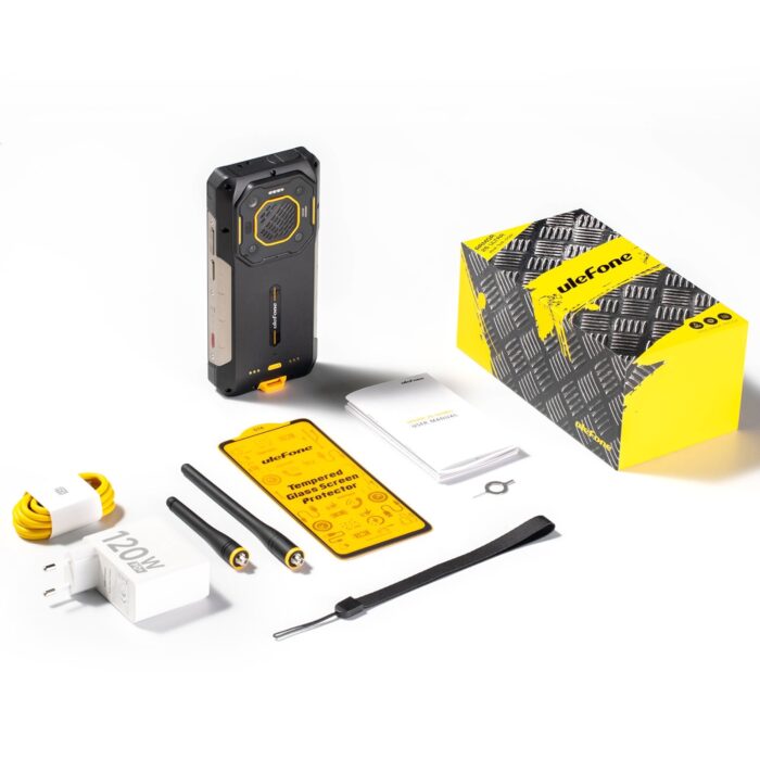 Ulefone Armor 26 Ultra WT - Teléfono ultraresistente (rugged) 6.78" FHD MediaTek, 12GB de RAM y 512GB, 5G, Walkie-Talkie, Cámara 200MP, Visión nocturna 64MP y batería 15600mAh, IP68/IP69K, MIL-STD-810H - Imagen 3