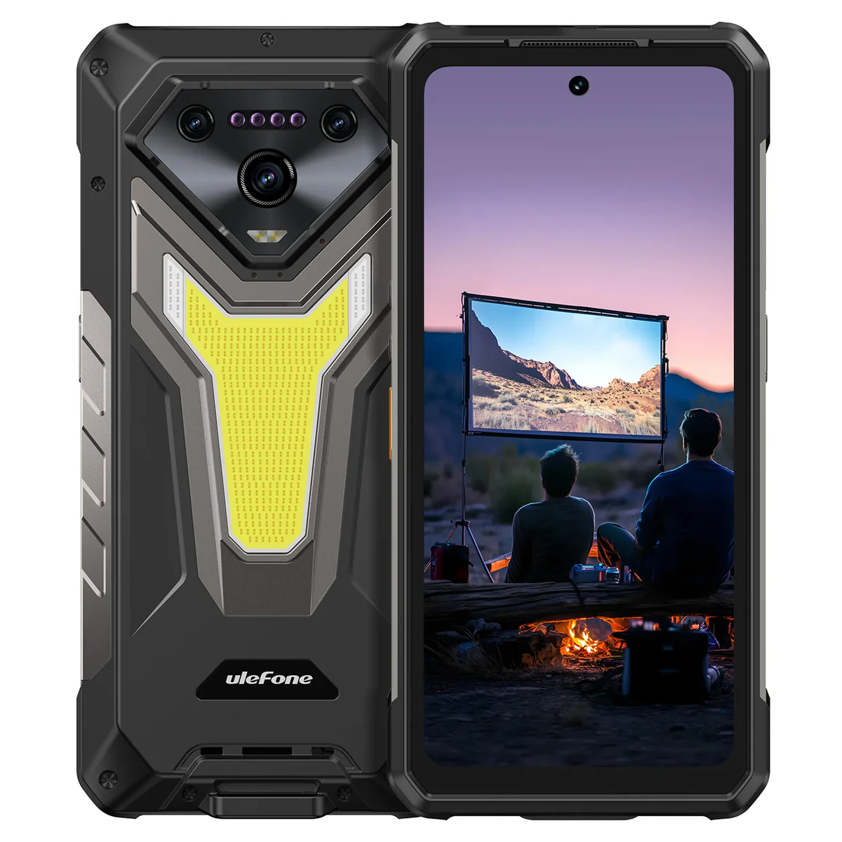 Ulefone Armor 34 Pro+ – Teléfono ultraresistente (rugged) 6.95″ FHD MediaTek, 16GB de RAM y 512GB, 5G, 3 Cámaras 50MP, Visión nocturna 64MP y Ultra gran angular 50MP, batería 25500mAh, IP68/IP69K,  MIL-STD-810H