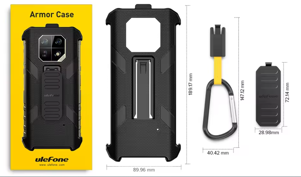 Ulefone Armor 22 Pro – Teléfono Inteligente Robusto 6.58″ FHD+ MediaTek, 8GB de RAM y 128GB, 3 Cámaras Principal 64MP, Visión nocturna 64MP con IR, Frontal 8MP, batería 6600mAh, IP68/IP69K, MIL-STD-810H