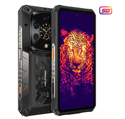 Ulefone Armor 28 Ultra Thermal – Teléfono ultraresistente (rugged) 6.67″ FHD MediaTek, 16GB de RAM y 1TB, 5G, 4 Cámaras Frontal 50MP, Térmica FLIR 640x512px, Visión nocturna 64MP, Macro 50MP, batería 10600mAh, IP68/IP69K, MIL-STD-810H